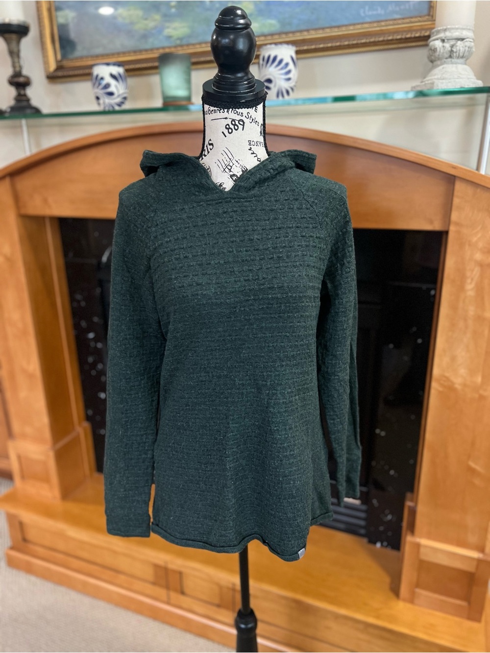 Title Nine Dark Green Merino wool Sweater